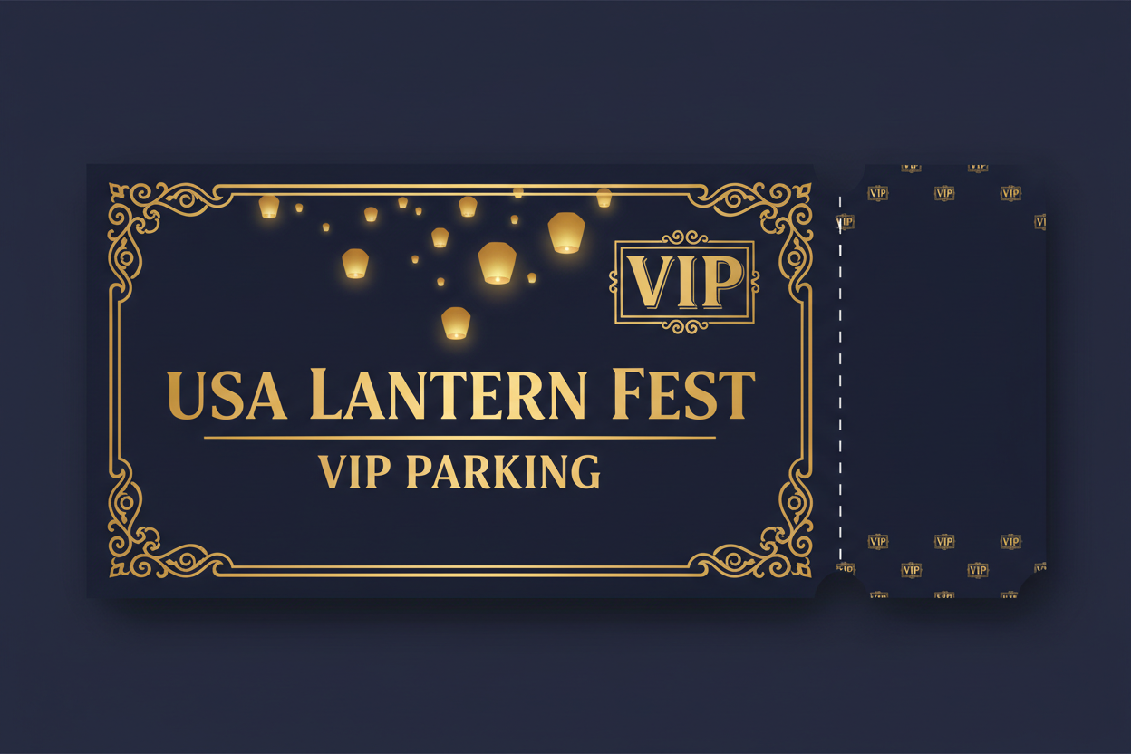 USA Lantern Fest – VIP Parkplatz