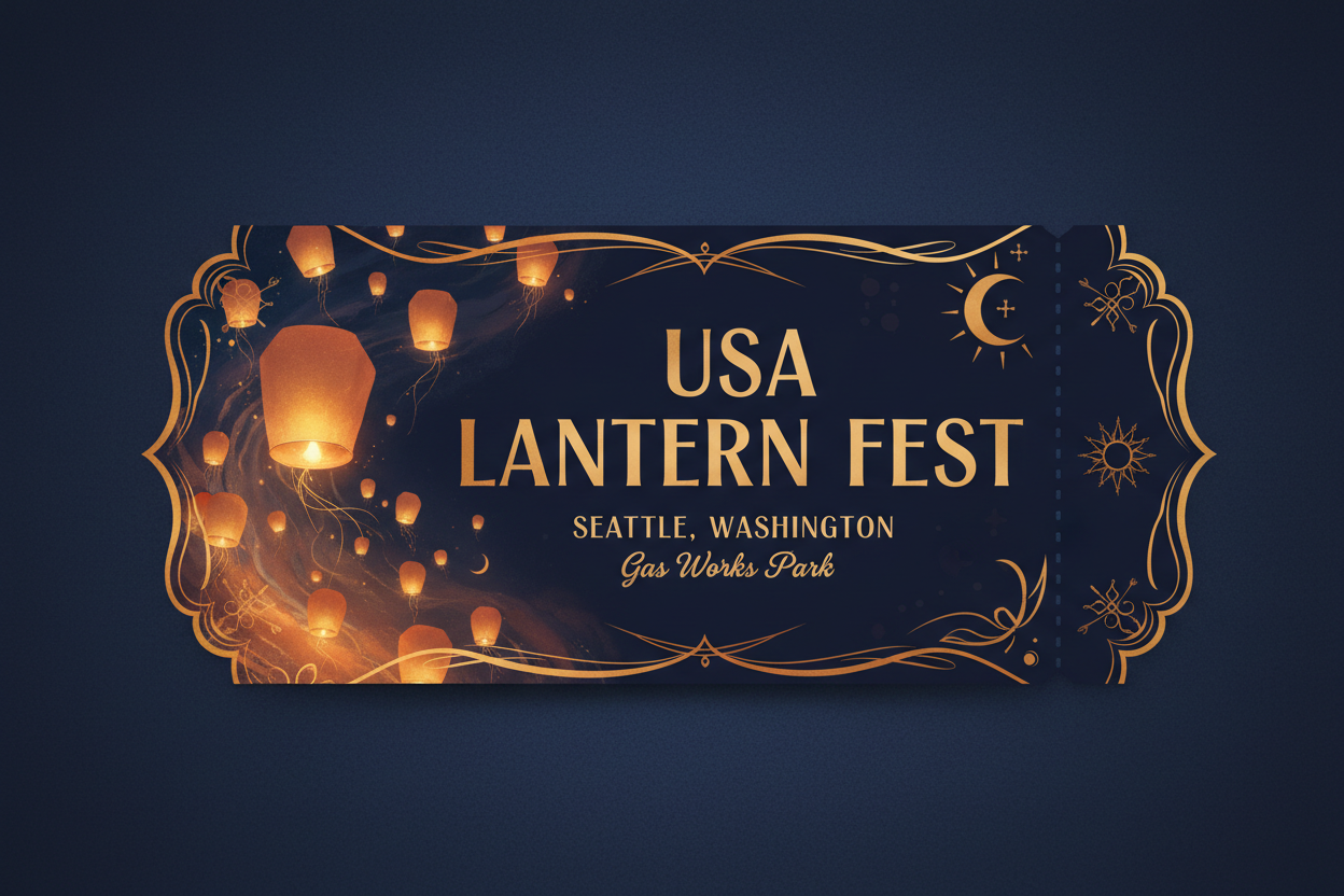 USA Lantern Fest – Seattle, Washington – Gas Works Park